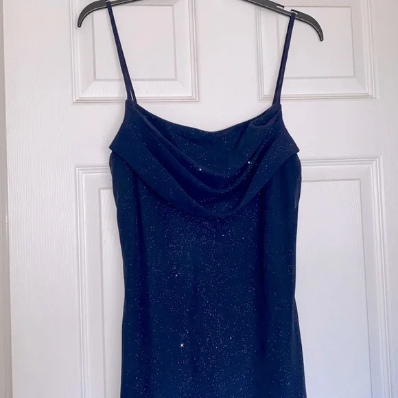 green emerald velvet dress Karina Halter Neck Sequin Gown – Minuet Apparel main image 0